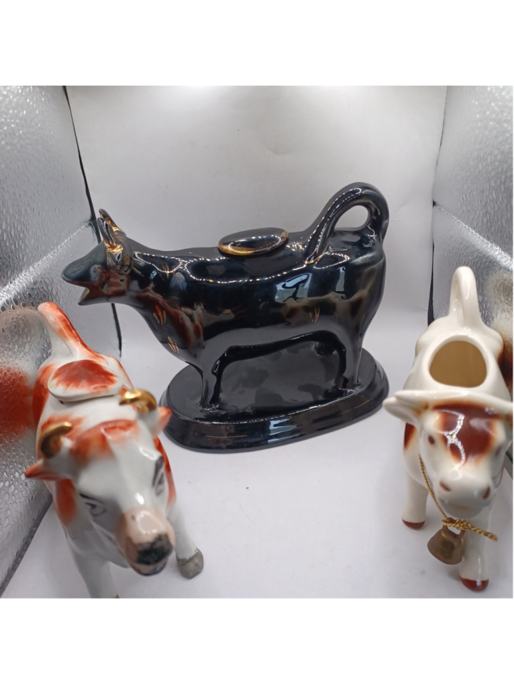 Antique coffee creamers england and germany times three - Picture 2 of 5
